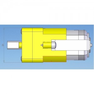 Micro DC Geared Motor with Back Shaft